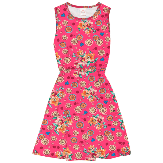 vestido midi juvenil